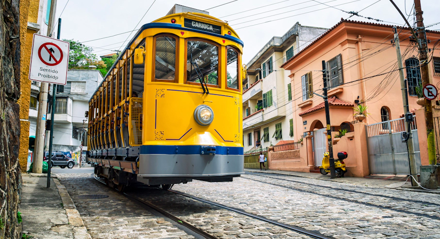 Foto Free Tour por Santa Teresa en Río de Janeiro Bondinho en Santa Teresa
