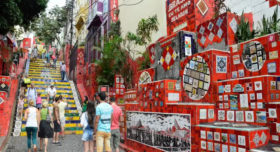 Imagen Free Tour por Santa Teresa en Río de Janeiro Escadaria Selarón