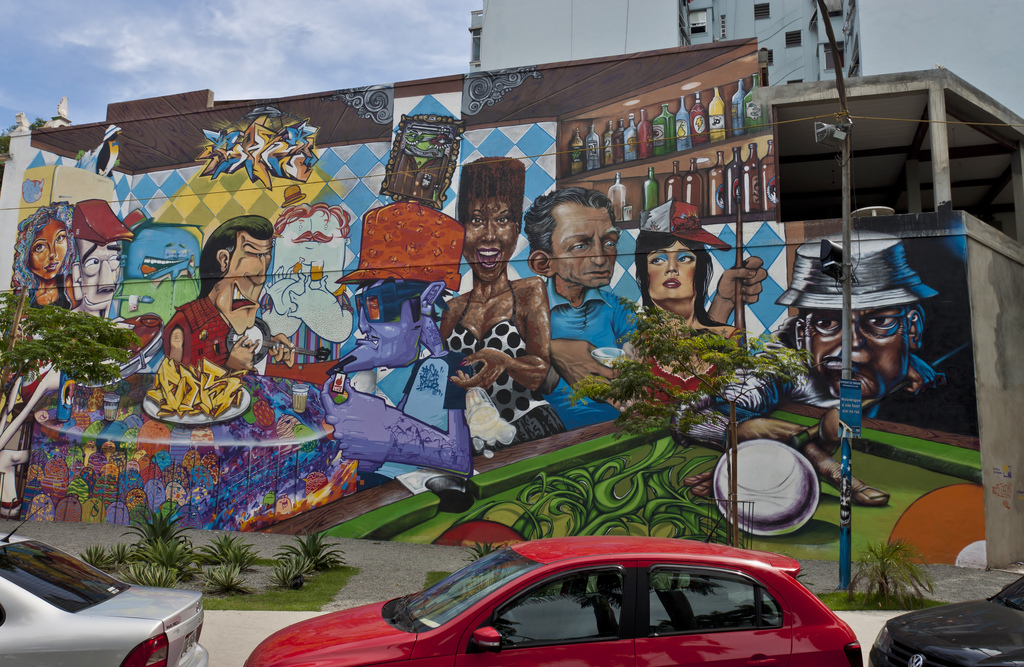 Graffiti en las calles de Río