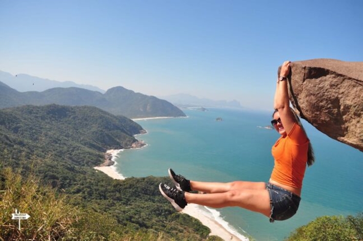 Persona en Pedra do Telégrafo