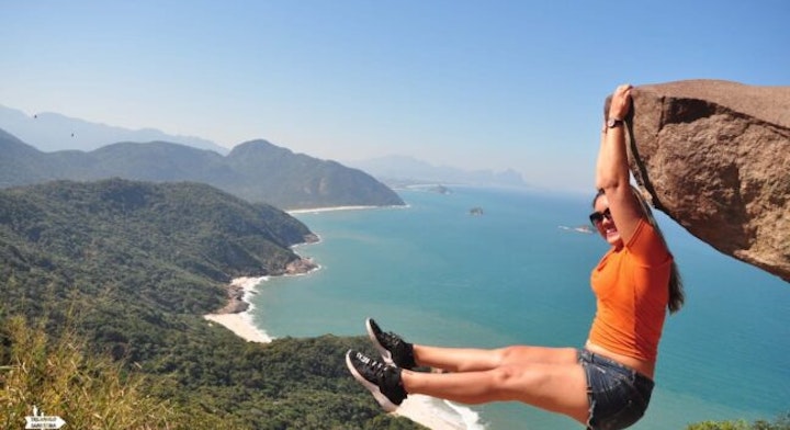 Persona en Pedra do Telégrafo