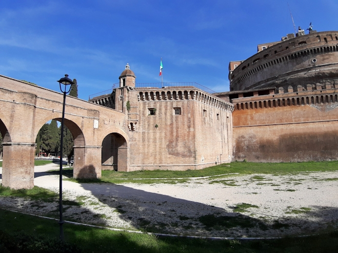Scorcio del Bastione San Marco di Castel Sant'Angelo