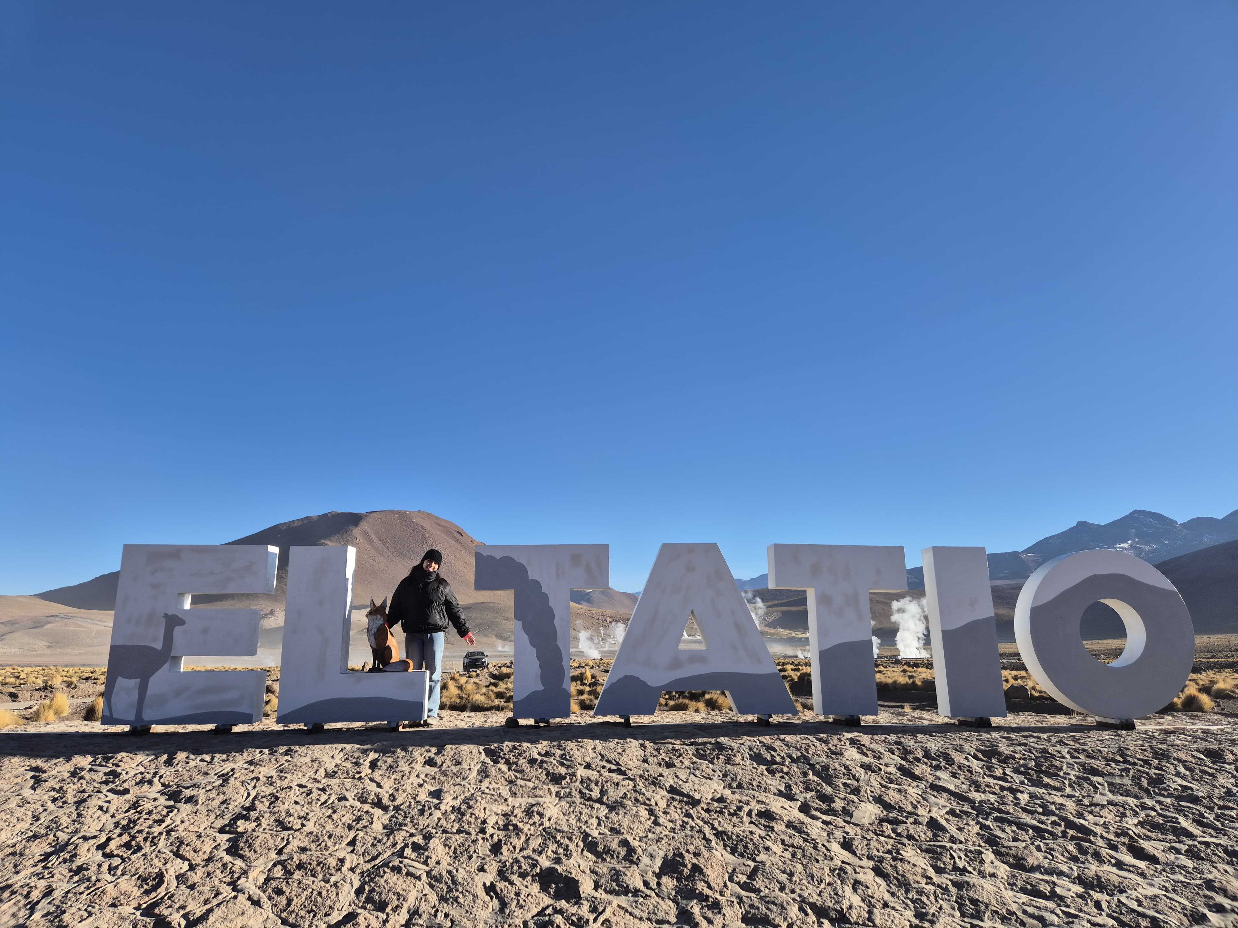 Turista en letras El Tatio