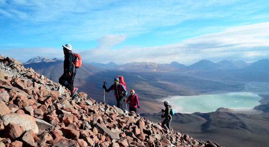 Ascenso volcán Licancabur en Atacama
