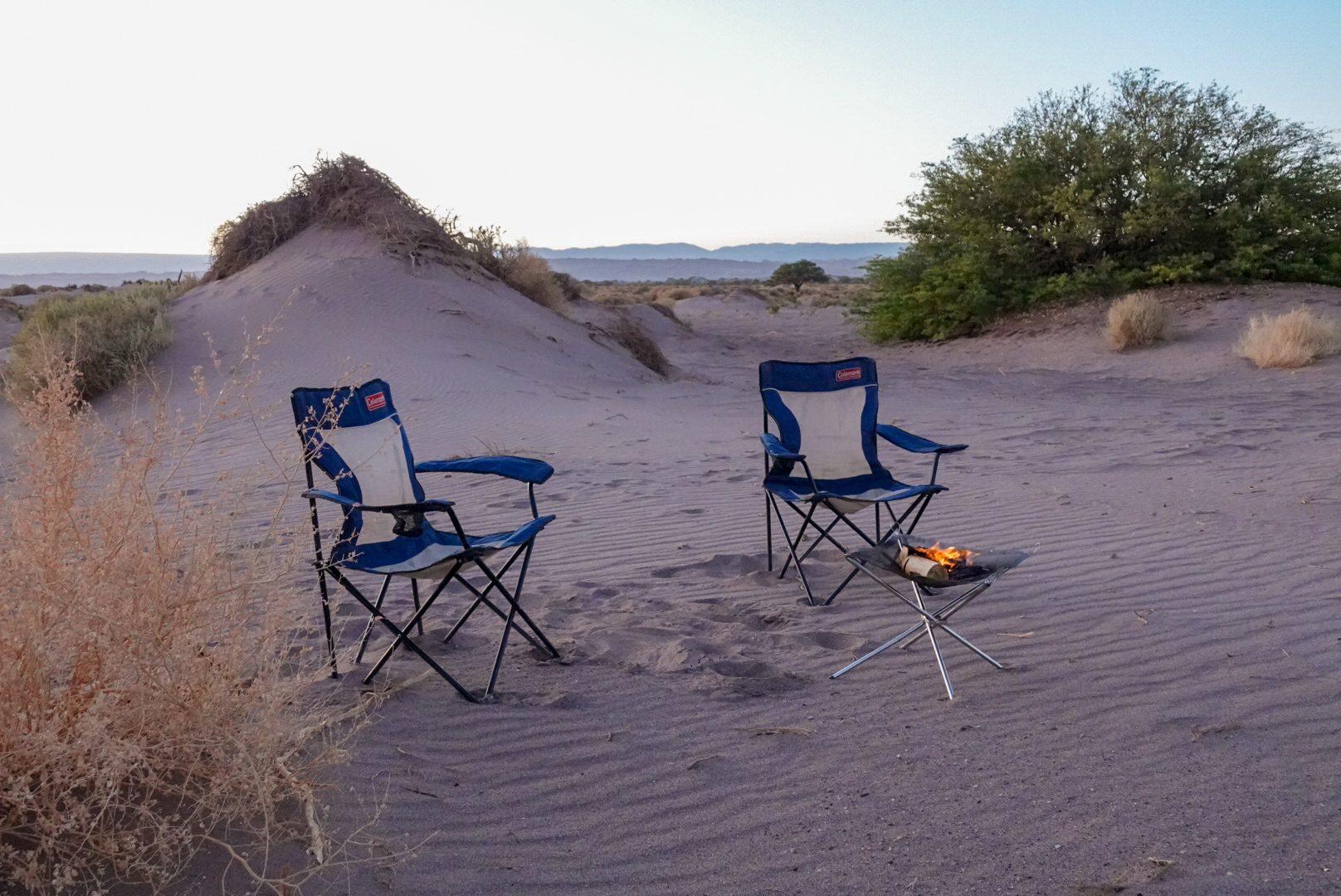 Atardecer en el desierto