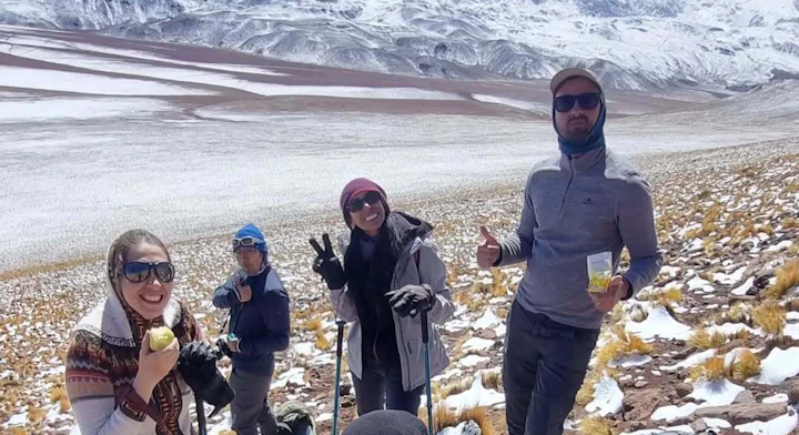Personas en Cerro Jorquencal