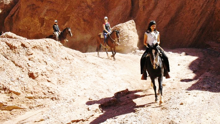 Cabalgando en la Quebrada del Diablo