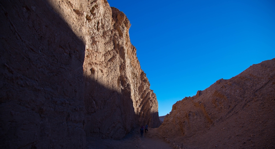 Formaciones rocosas en el desierto