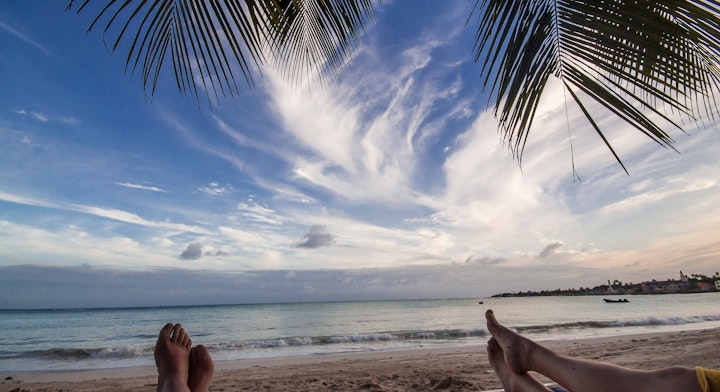 Personas en la playa