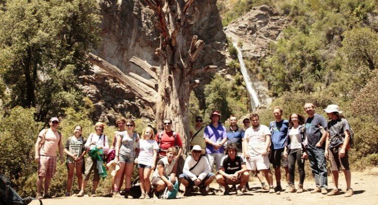 Grupo en Aguas de Ramón
