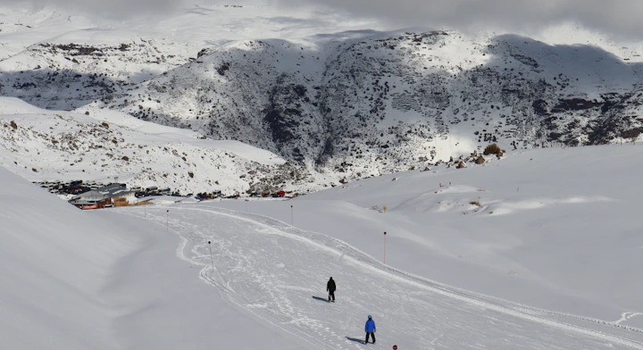 Personas en Farellones