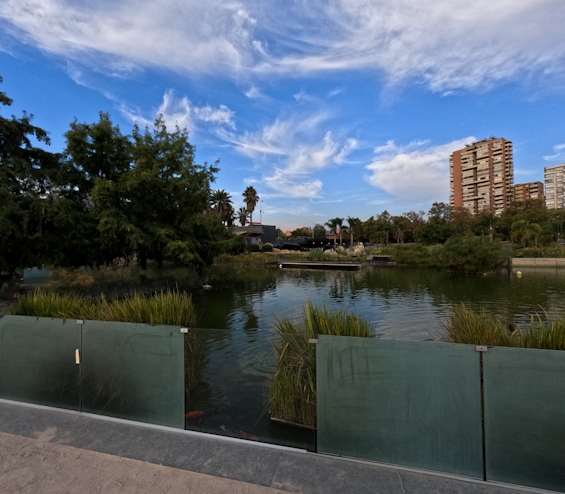 Parque Bicentenario en Vitacura