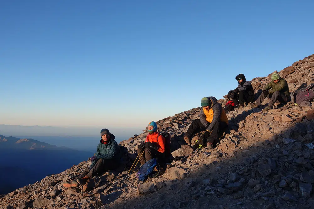 Grupo en Cerro Leonera