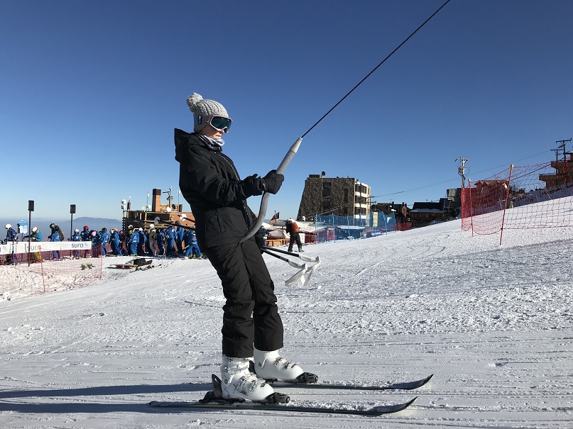 Día de ski principiante La Parva familiar