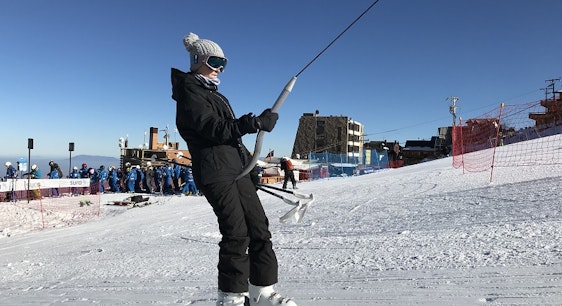 Día de ski principiante La Parva familiar
