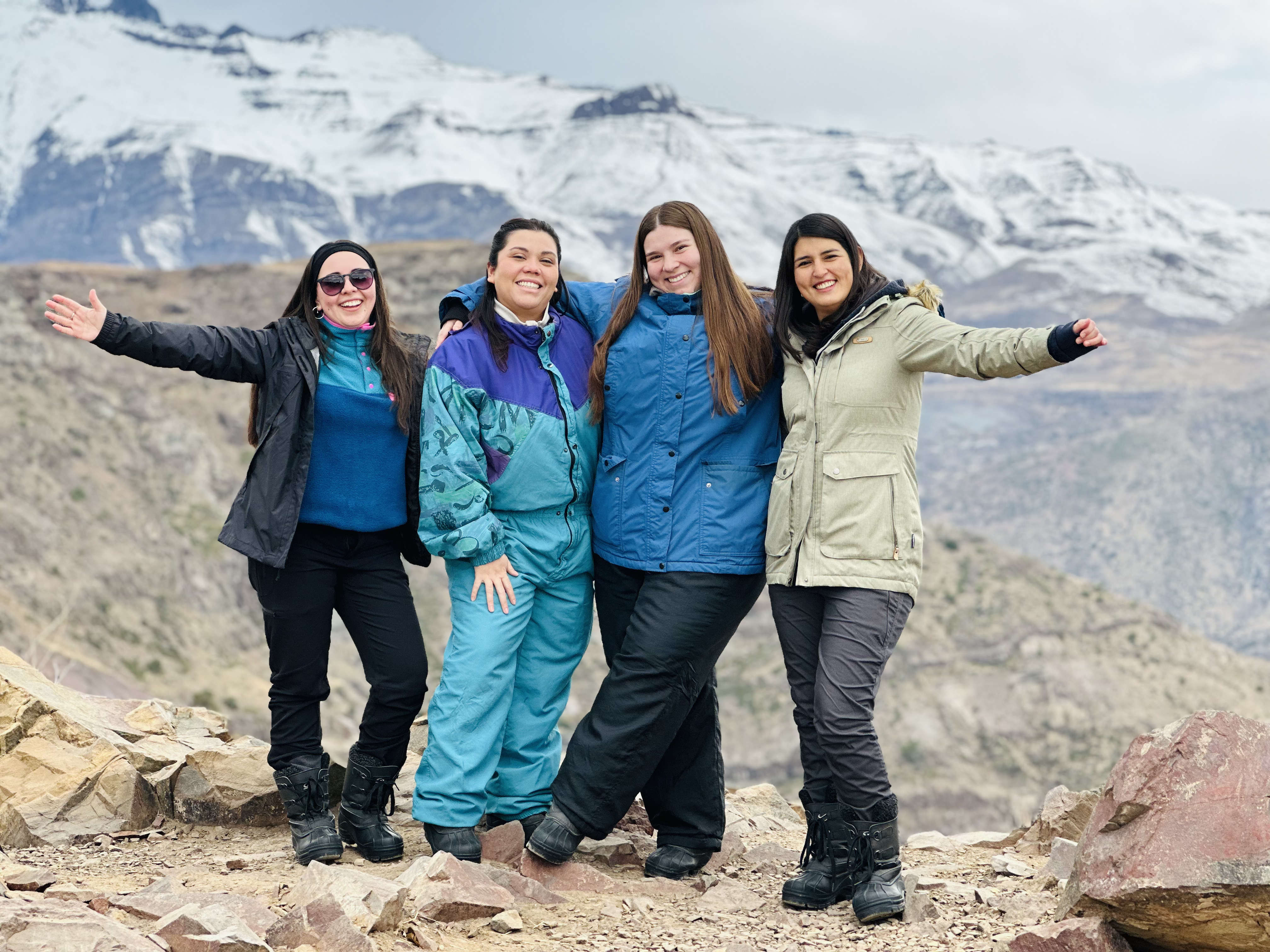 Turistas de Nomades en Farellones