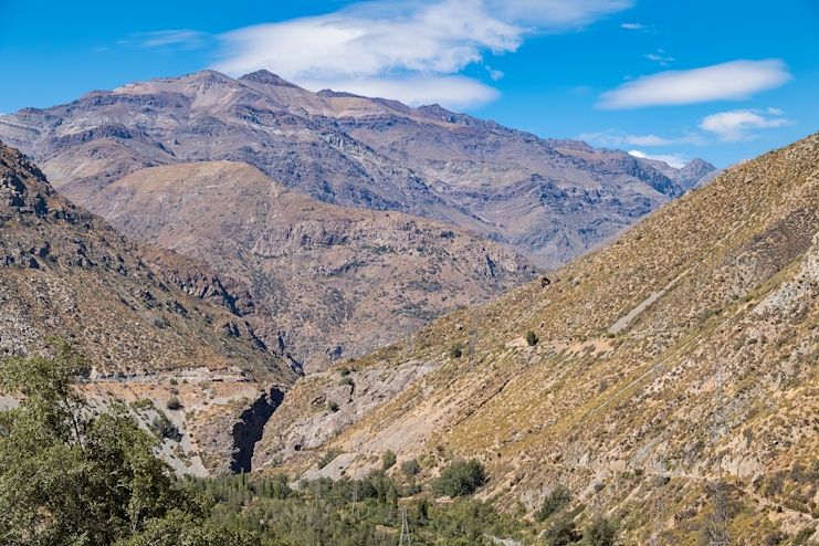 Paisaje de la Cordillera de los Andes