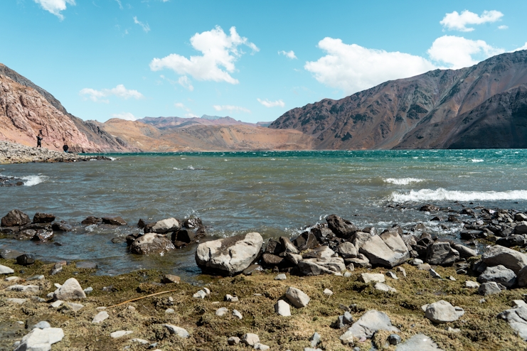 Laguna en Cordillera de los Andes