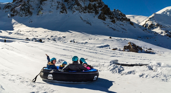 Tubing en parque Farellones