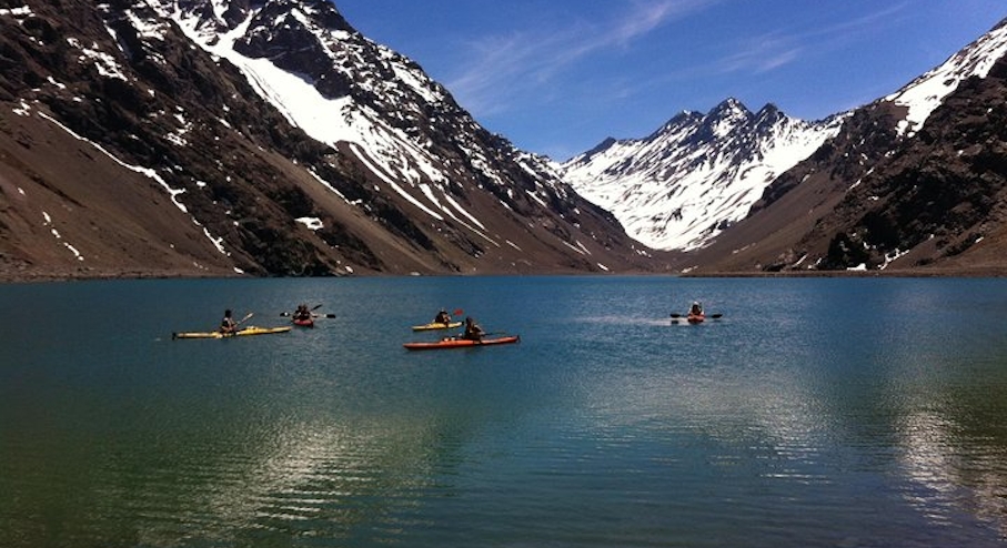 Kayak laguna del Inca