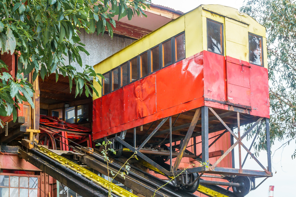 Ascensor en Valparaíso Chile