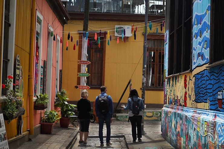 Grupo en Valparaíso