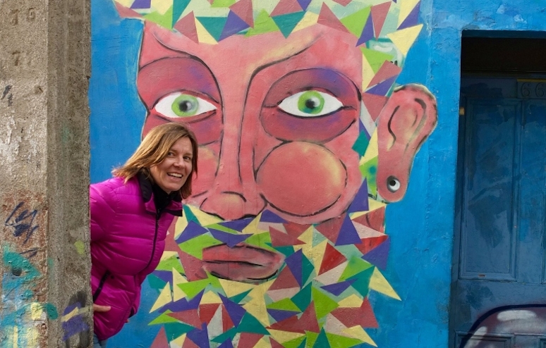 Mujer en Valparaíso