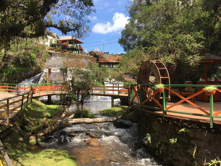 Vista de la Ducha de Plata