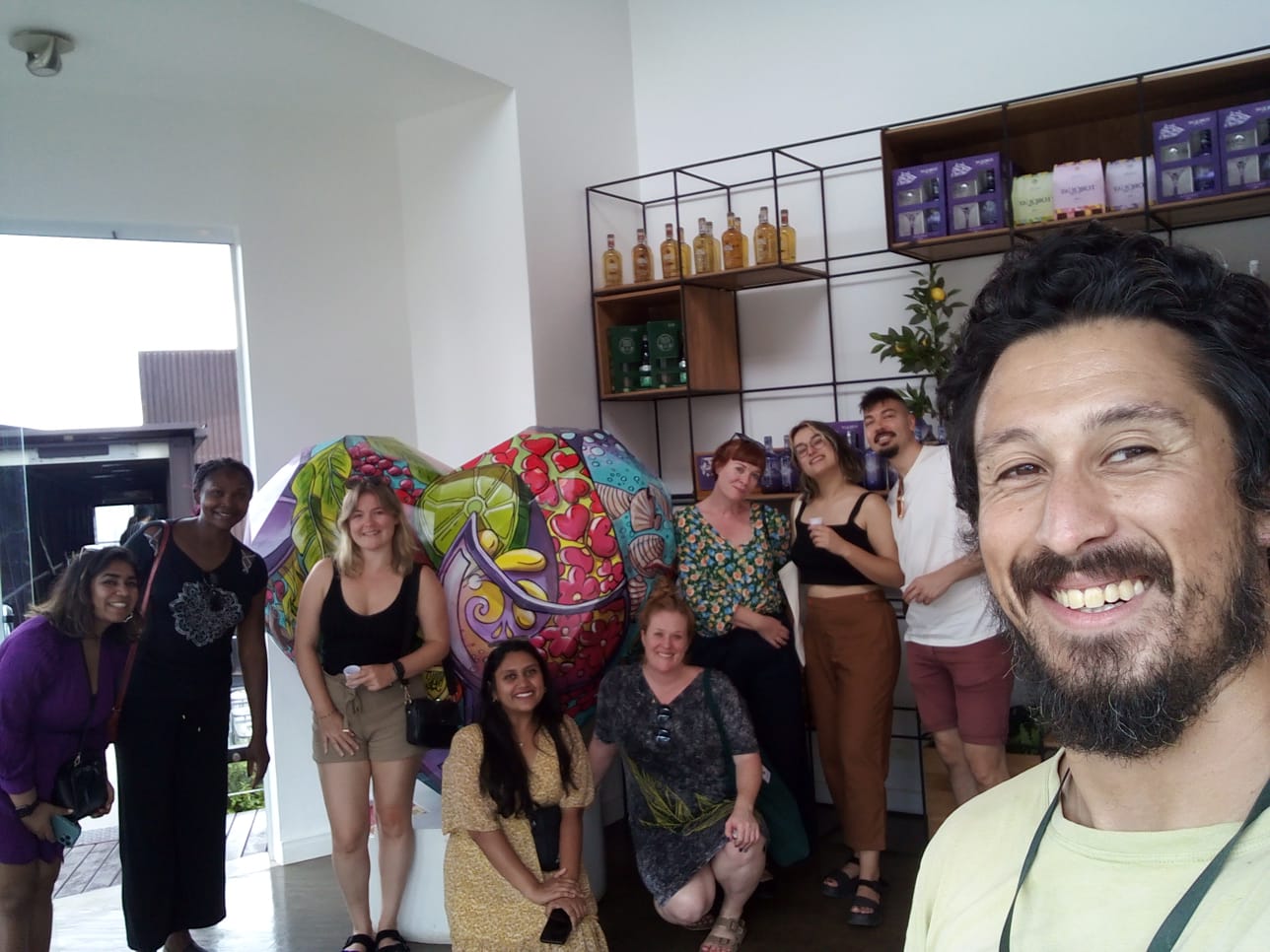 Turistas en Ruta del Vino