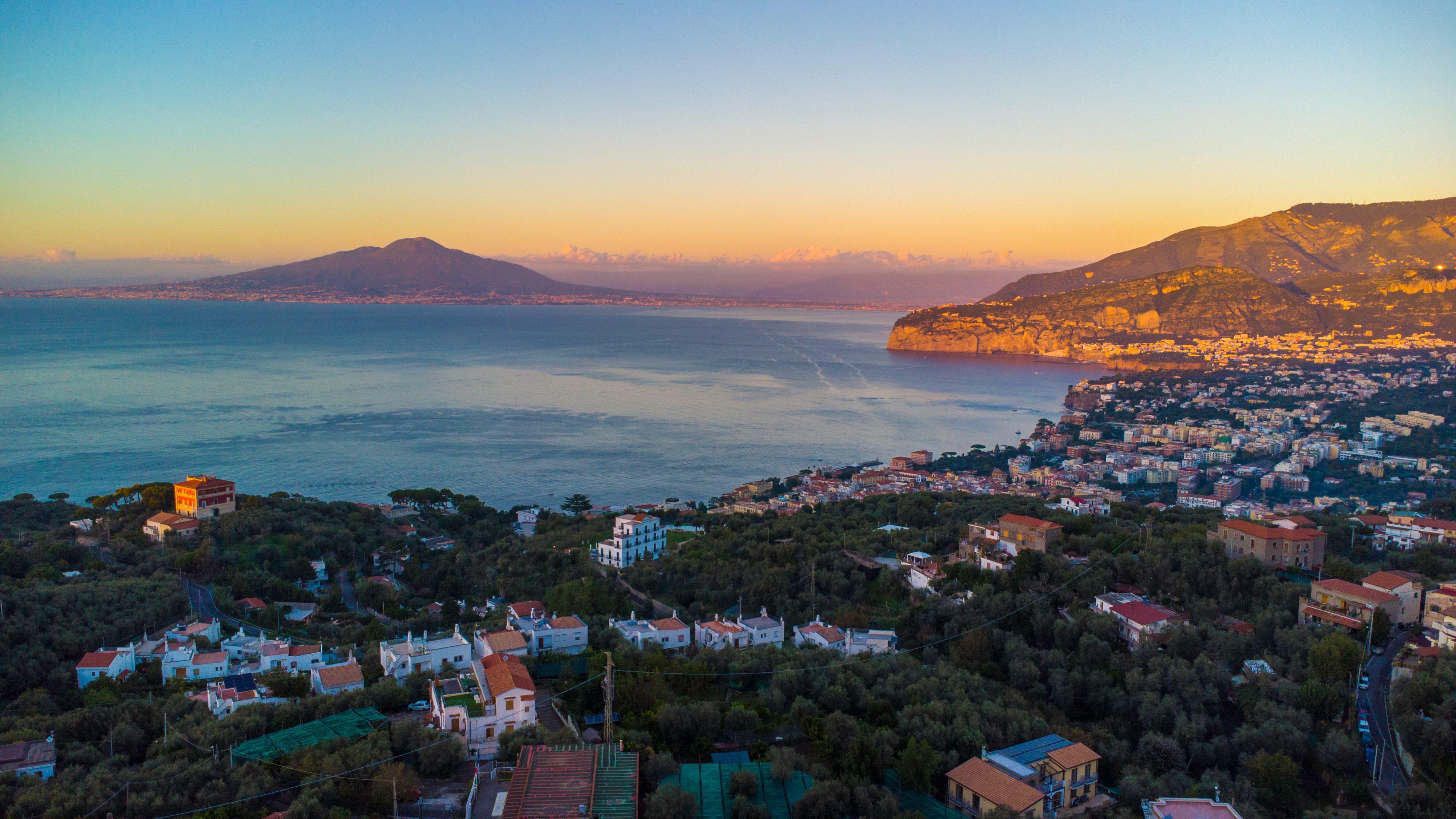 Casas en la costa de Sorrento