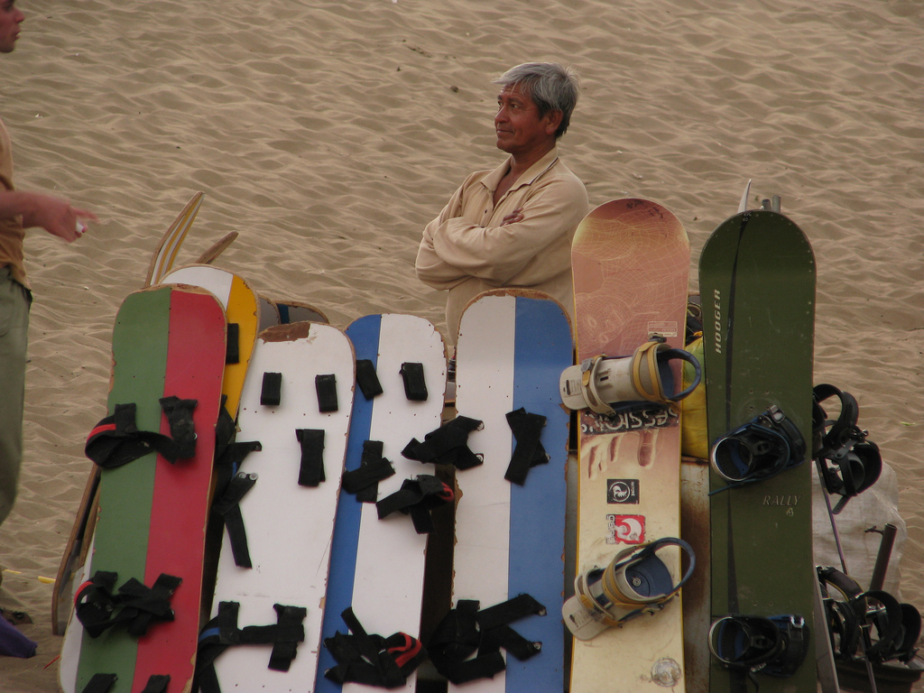 Dunas y tablas en Conache