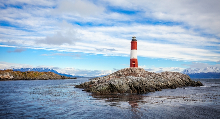 lighthouse island in Ushuaia