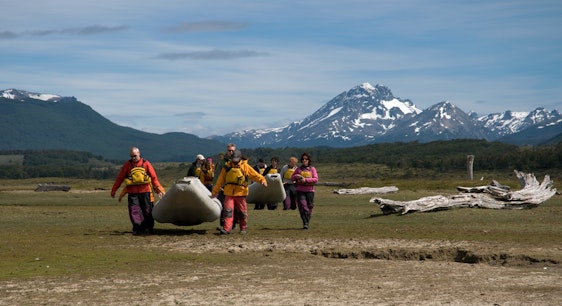 Canoas en tierra del fuego Ushuaia