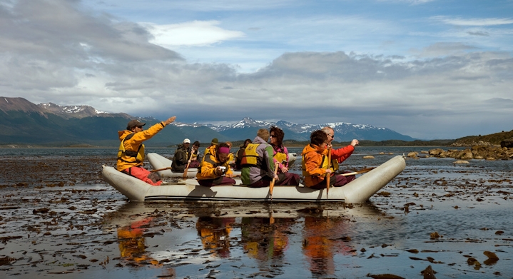 Canoes in Ushuaia