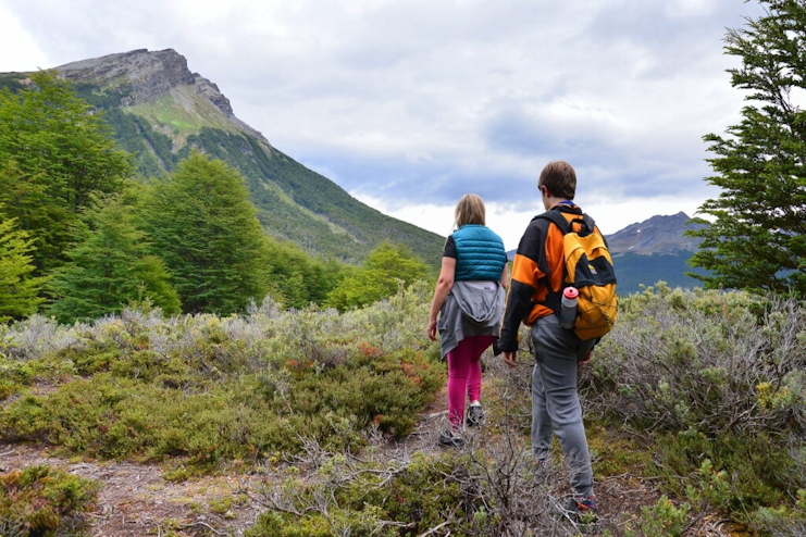 Personas en Parque Tierra del Fuego