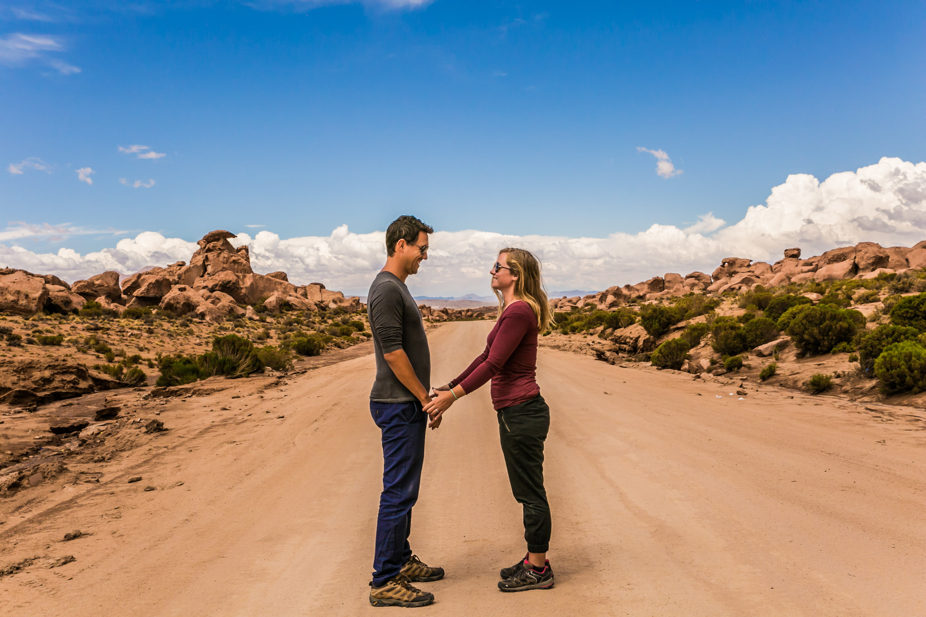 Pareja en Desierto