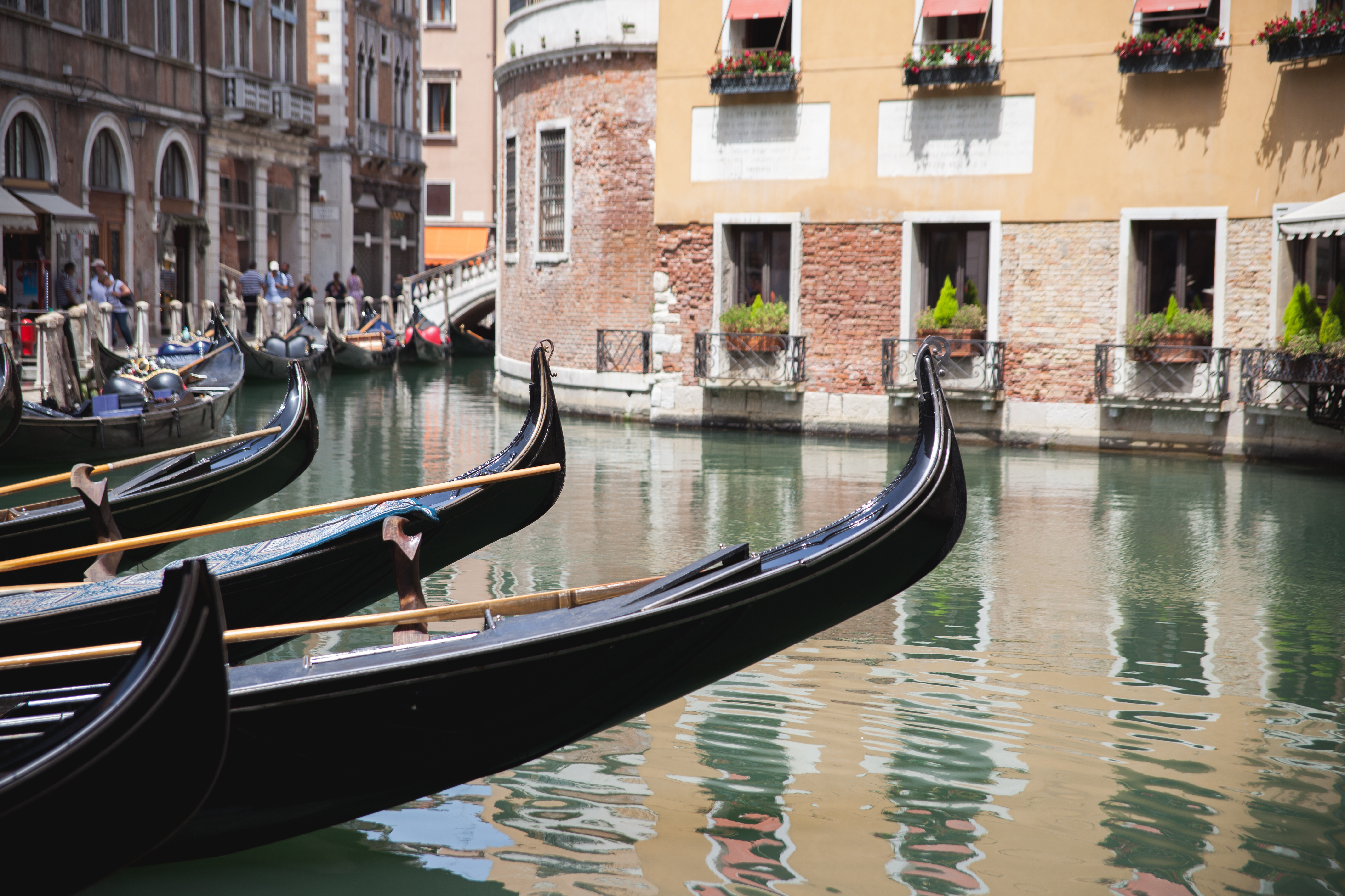 Góndolas en Venecia