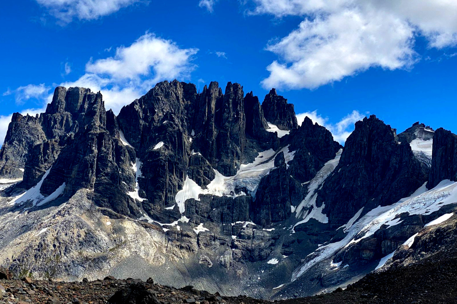 Torreones cara norte Cerro Castillo